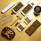 Luxe Honey Almond Spa Gift Basket -18Pc Leopard Self Care Kit