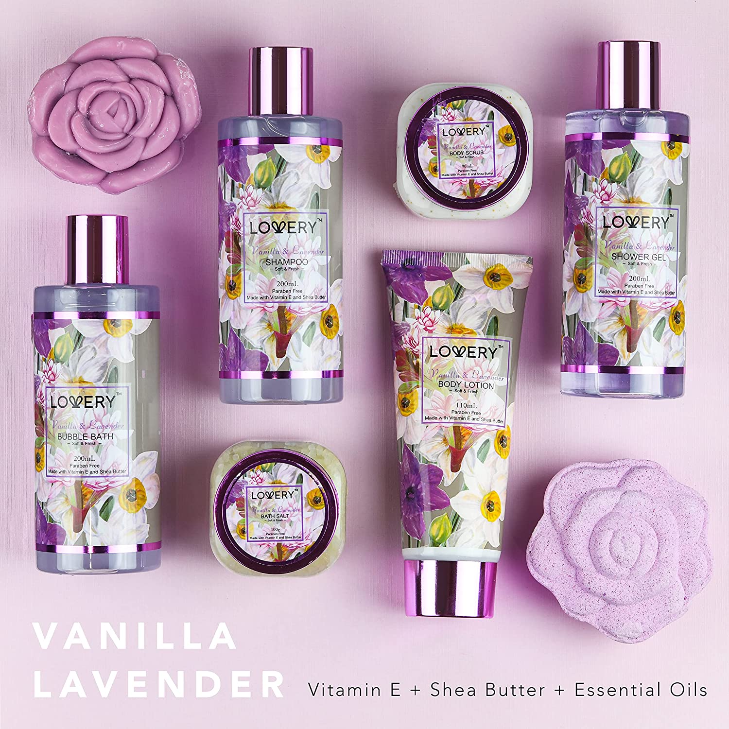 3 x Bath & Body Works Lavender Vanilla Shower sold Steamers New