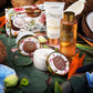 Coconut Scented Home Spa Gift Set - 8Pc Self Care Kit