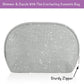 Lovery cosmetic bag, bath gift set accessory, Shimmering & Dazzling Cosmetic Pouch, Luxury Cosmetic Storage, Exquisite Silver Star Design, Soothing Texture and Finish, Everlasting Beauty Accessory, Travel-Size Cosmetic Keeper, Elegant Makeup Storage, Silver and Sparkling Cosmetic Bag, Paraben-Free Beauty Essential Holder, Cruelty-Free Makeup Storage with Sturdy Zipper