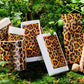 Luxe Honey Almond Spa Gift Basket -18Pc Leopard Self Care Kit
