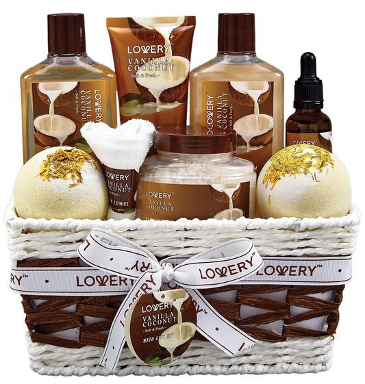 Travel Perfume Gift Set - Lovery Gift Baskets Brown / Cedarwood Fragrance - Burnt Wood Fragrance - Blossom Bomb Fragrance - Noir Fragrance - Old